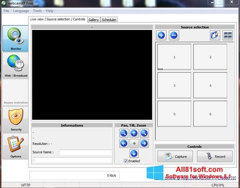 ภาพหน้าจอ webcamXP สำหรับ Windows 8.1