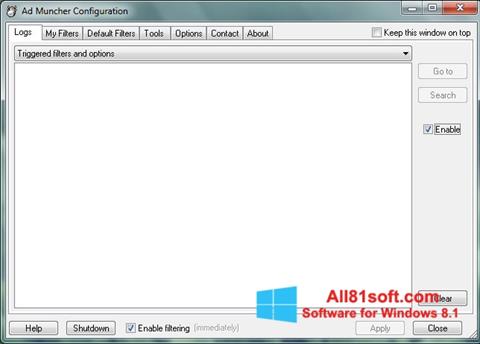 ภาพหน้าจอ Ad Muncher สำหรับ Windows 8.1