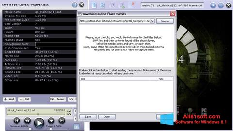 ภาพหน้าจอ FLV Player สำหรับ Windows 8.1