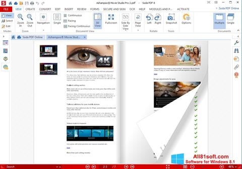ภาพหน้าจอ Soda PDF สำหรับ Windows 8.1