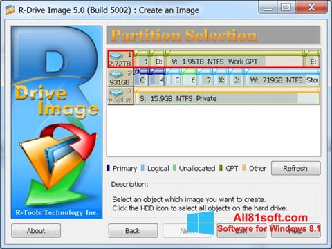 ภาพหน้าจอ R-Drive Image สำหรับ Windows 8.1