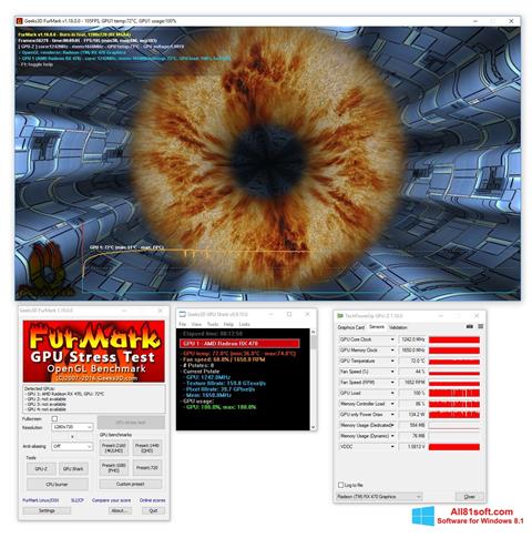 ภาพหน้าจอ FurMark สำหรับ Windows 8.1