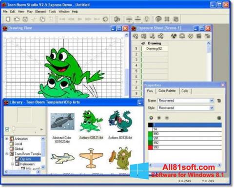 ภาพหน้าจอ Toon Boom Studio สำหรับ Windows 8.1
