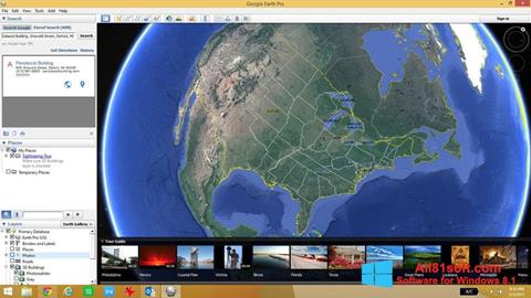 ภาพหน้าจอ Google Earth Pro สำหรับ Windows 8.1