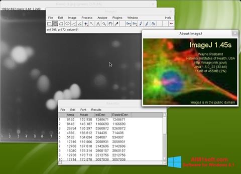ภาพหน้าจอ ImageJ สำหรับ Windows 8.1