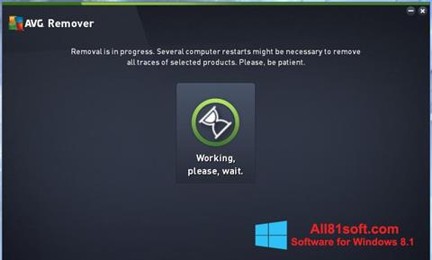 ภาพหน้าจอ AVG Remover สำหรับ Windows 8.1