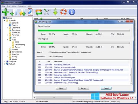 ภาพหน้าจอ Free Audio Converter สำหรับ Windows 8.1