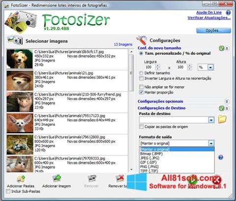 ภาพหน้าจอ Fotosizer สำหรับ Windows 8.1