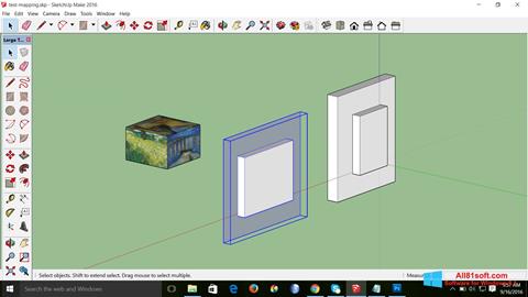 ภาพหน้าจอ SketchUp Make สำหรับ Windows 8.1
